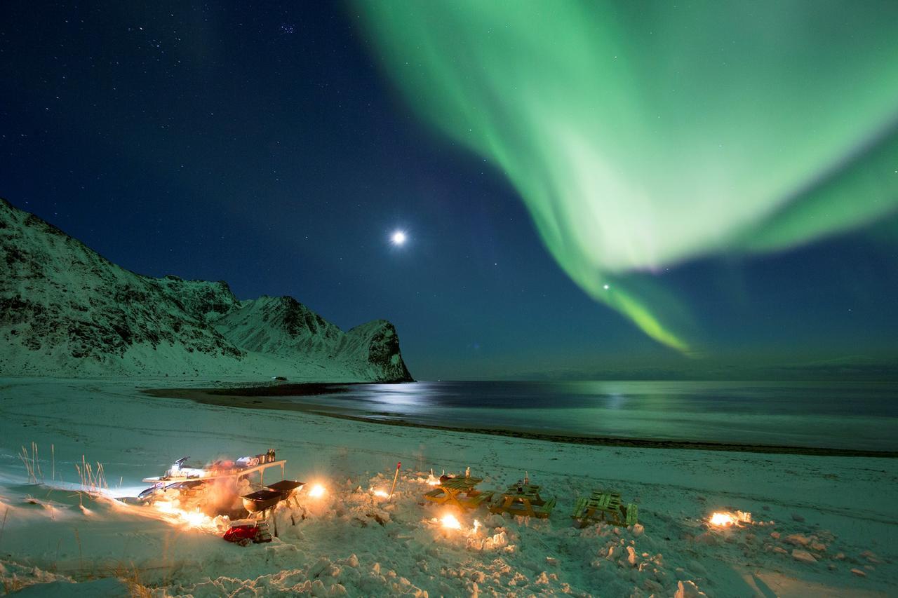 Unstad Arctic Resort Unnstad Exteriér fotografie